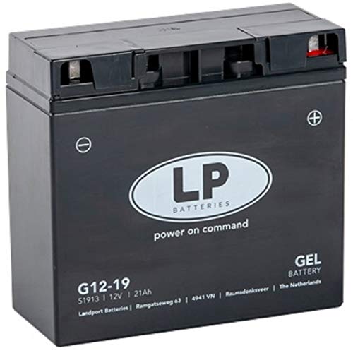 Landport Motorrad Gel Batterie MG G19-12 DIN 51913