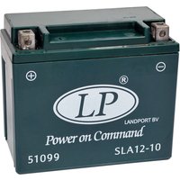 Landport Sla 12-10 Motorrad Batterie, 12 V 10 Ah