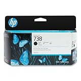 HP 738 130-ml Black DesignJet Ink Cartridge Druckerpatrone 1 Stück(e) Original Standardertrag Schwarz