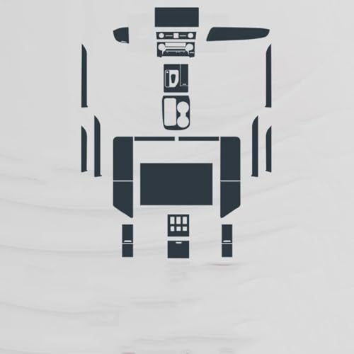 Für Lexus LM 300h 350 2020–2023, Auto-Innenraum, Mittelkonsole, transparente TPU-Schutzfolie, kratzfeste Reparaturfolie, Zubehör (Stil B)