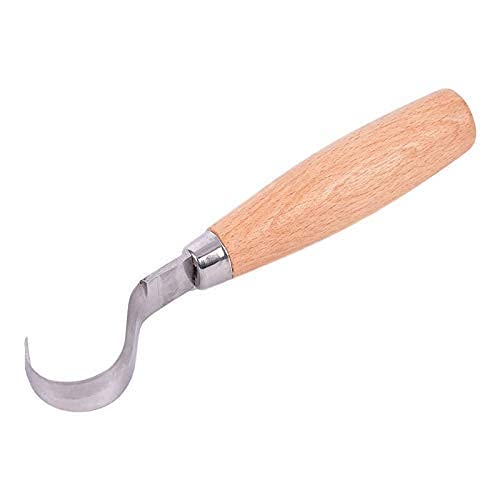 Präzisionsmeißel, Diy-Hakenmesser, Schnitzwerkzeuge, Ergonomischer Holzlöffel, Langlebig, Krumm, Anfänger, Skulptural, Edelstahl, Professionell, Mehrere Modelle