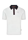 Merc Herren Ansty Poloshirt Sweater, vanille, Medium