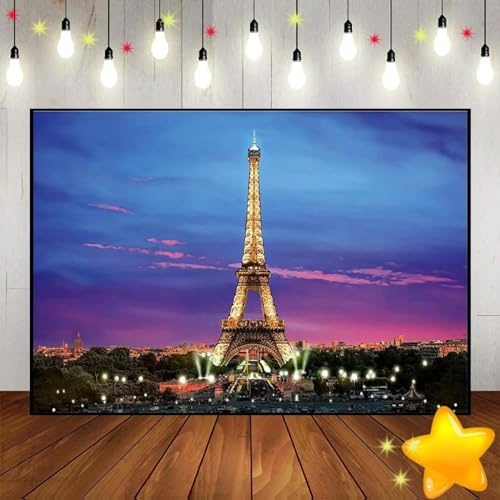 Eiffelturm Paris Banner Banner Dekoration Banner Dekoration 240X180cm