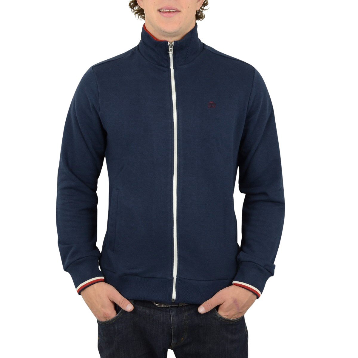 Merc Herren Truman Track Top Mantel, Azul, S