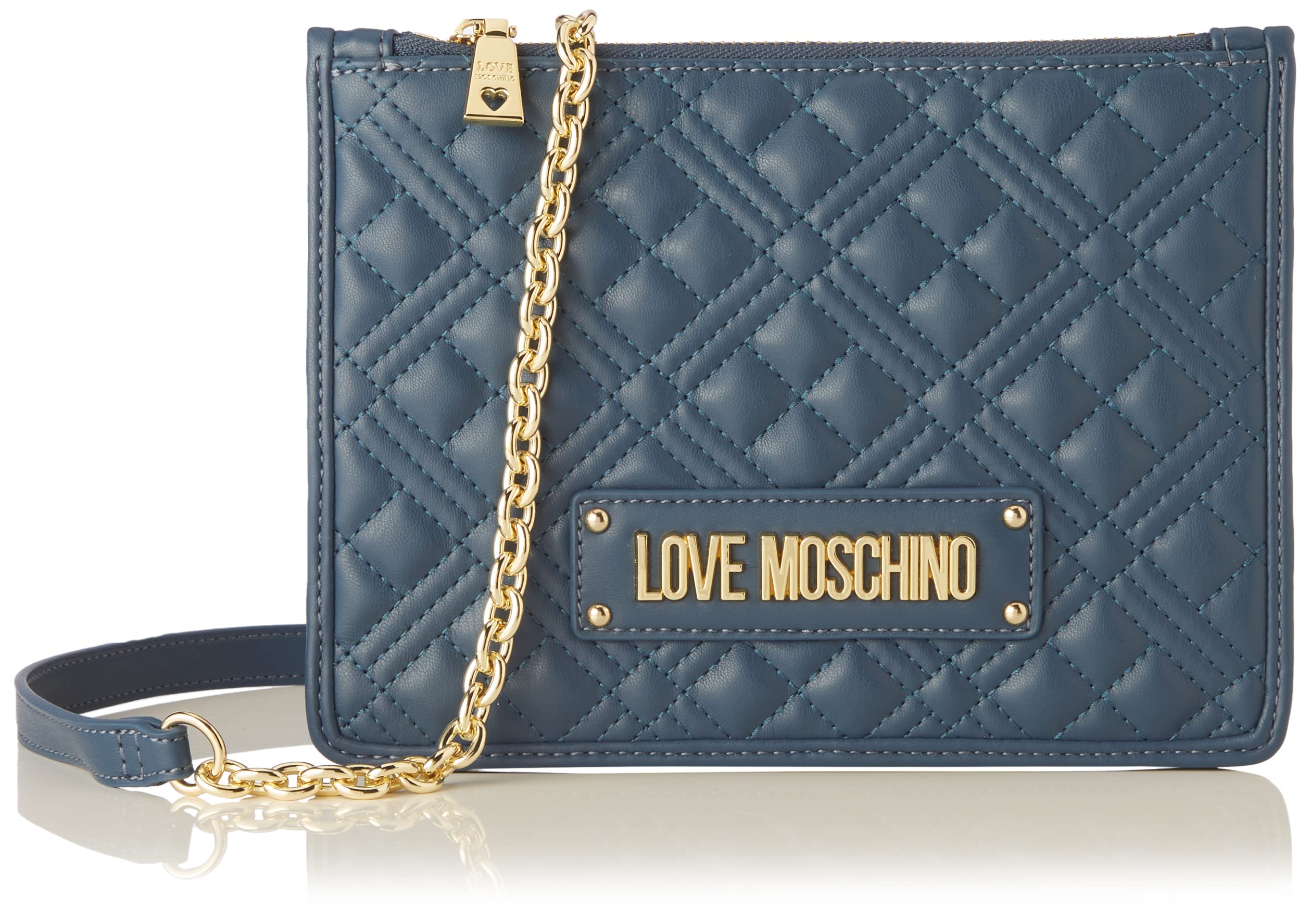 Love Moschino Damen Jc4316pp0fla0750 Umhängetasche, blau, Einheitsgröße