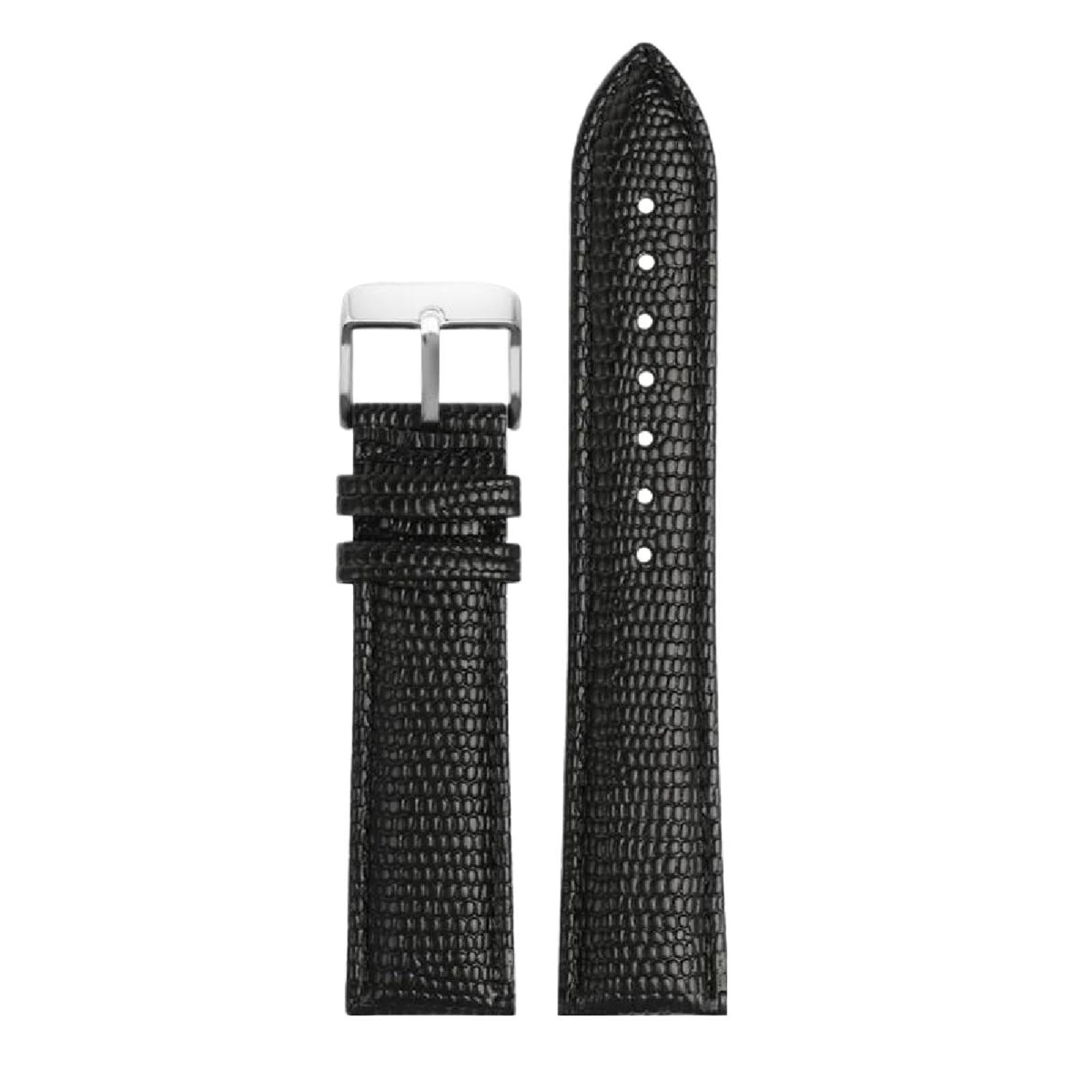 SpaRcz 12-24mm Uhrenarmband aus echtem Leder mit Eidechsenmuster für Damenuhren, Farbe 4, 18mm