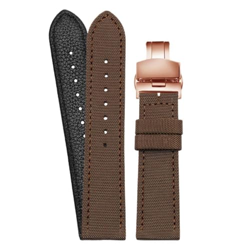 SpaRcz Armband Nylon Canvas Universalarmband Herren Damen 18-24mm, Farbe 13, 24mm