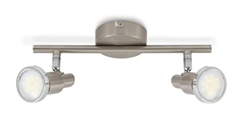 Briloner Cool 2991-022B Deckenstrahler LED GU10 EEK: A+ (A++ - E) 6 W Nickel (matt)