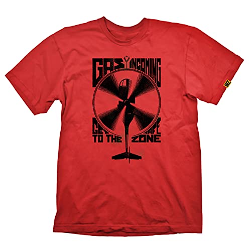 Call of Duty: Warzone T-Shirt "Gas Incoming" Red Size XXL