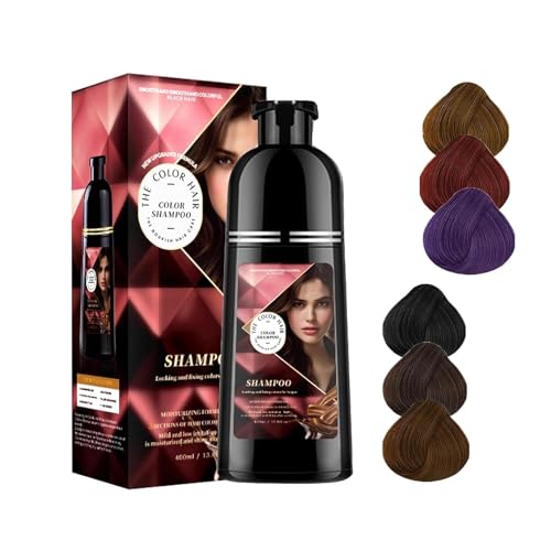 Haarfärbeshampoo Pflanzensprudel-Haarfärbeshampoo Grauhaar-Abdeckungsshampoo Pflanzliches schwarzes Haarfärbeshampoo Semipermanentes Haarfärbeshampoo