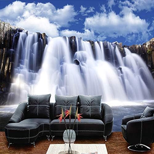 Natürlicher Wasserfall 3D Tapeten Wanddekoration Fototapete Sofas Wohnzimmer Wandbild Schlafzimmer-250cm×170cm