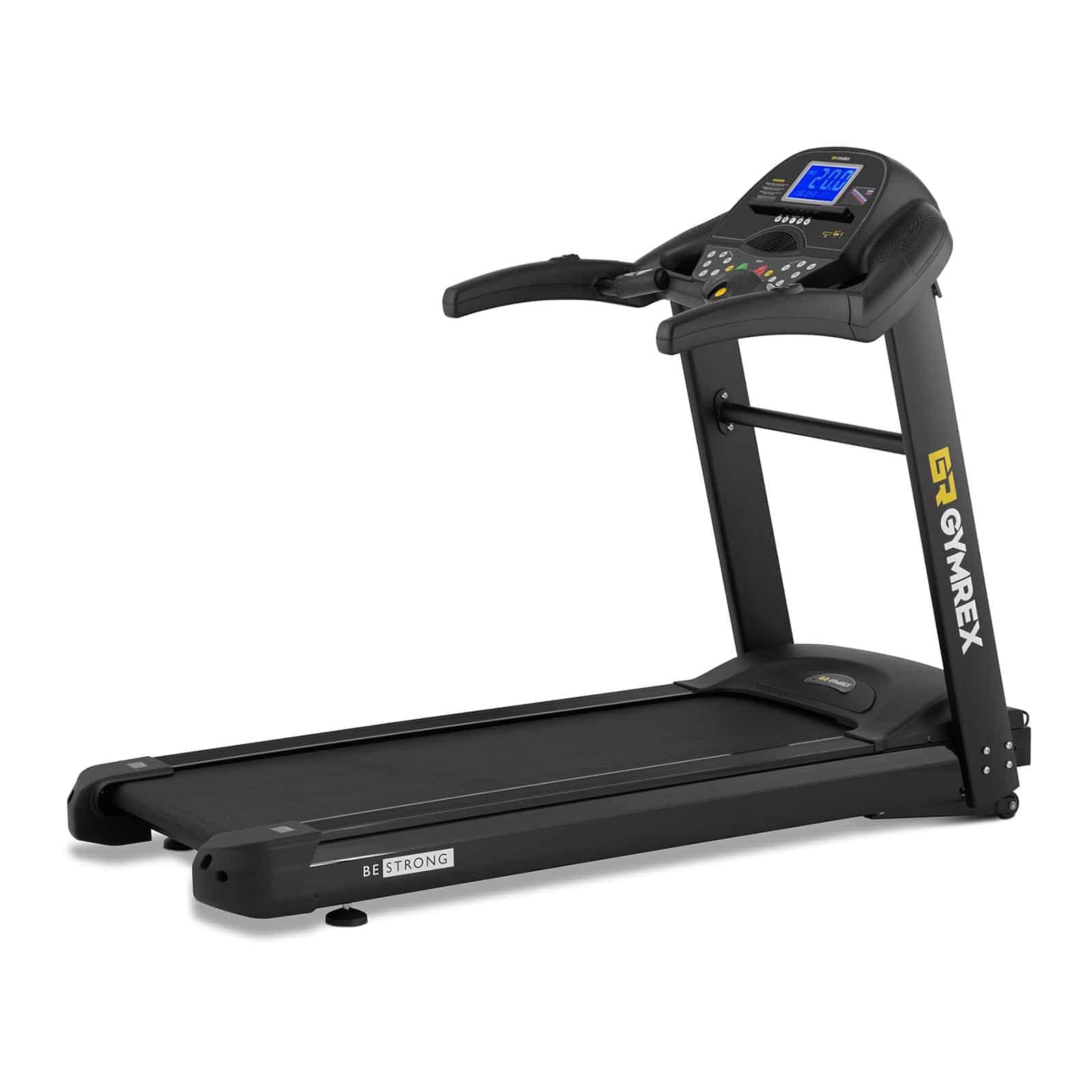 Gymrex GR-MG77 Laufband 1837 W 1-20 km/h 120 kg 12 Programme Laufband 140 x 52 cm Heimtrainer Fitnessgerät