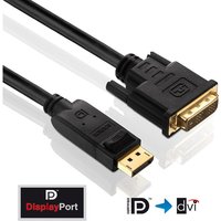 Purelink PureInstall PI5200 - Videokabel - DisplayPort (M) bis DVI-D (M) - 15,0m - Schwarz (PI5200-150)