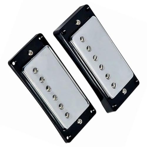 1Set Silber E-Gitarre Humbucker Pickups Kunststoff Gitarre Ersatzteile Single-Coil-Tonabnehmer