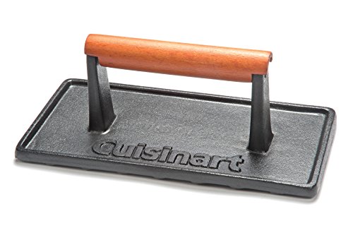 Cuisinart CGPR-221 Gusseisen Grillpresse mit Holzgriff