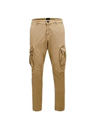 LTB Jeans Herren Solaca Cargohose, Beige 701, 36W