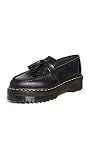 DR. MARTENS Unisex Adrian Quad Moccasin, Black Smooth, 36 EU