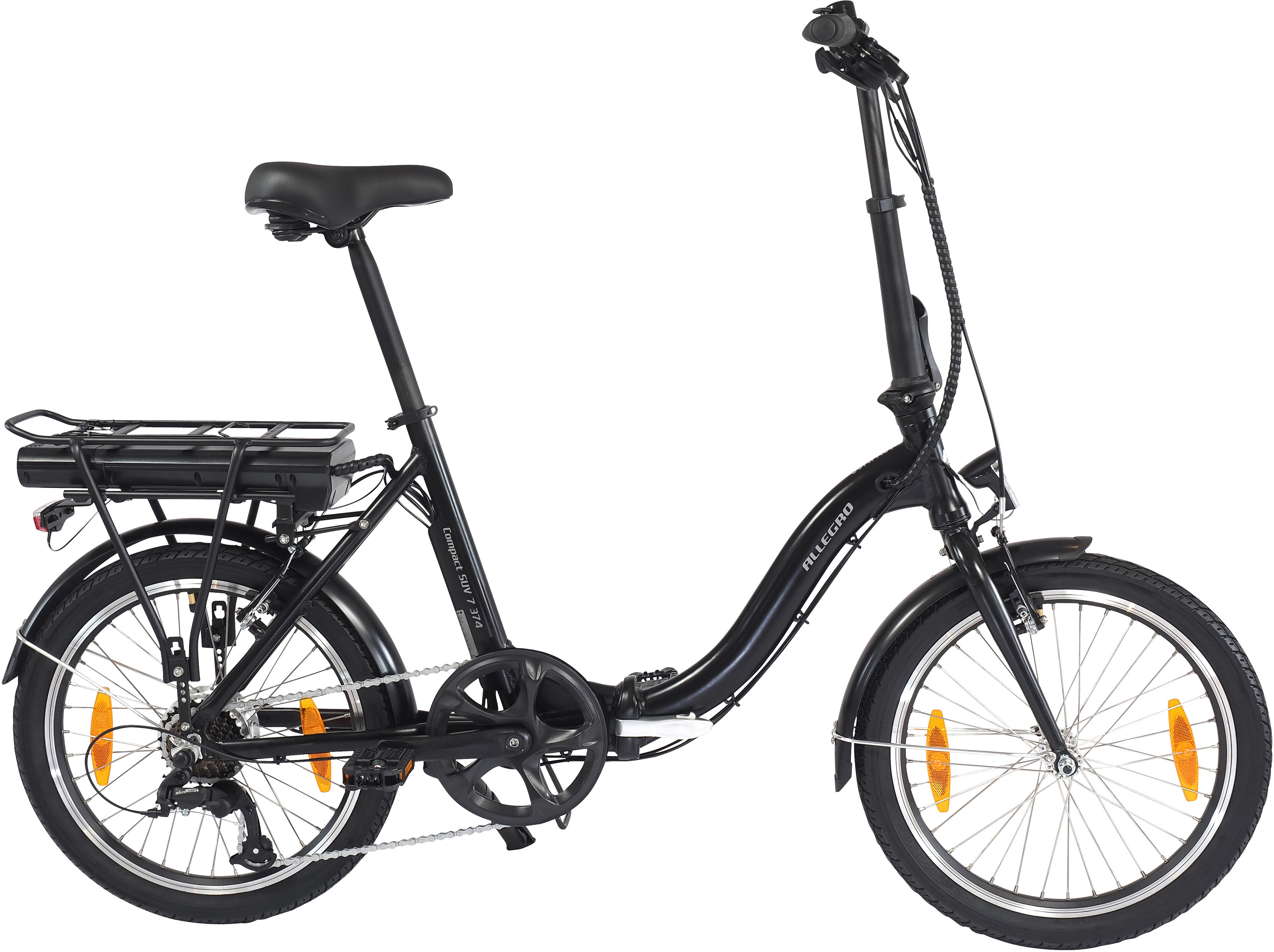 ALLEGRO E-Bike "Compact SUV 7 374", 7 Gang, microSHIFT, Heckmotor 250 W, Pedelec, Elektrofahrrad für Damen u. Herren, Faltrad