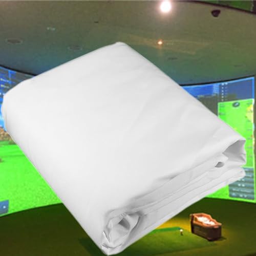 ROGHA Golfsimulator-Aufprallschirm, Projektionsschirm mit HD-Bild, Indoor-Übungsschirm für Umzäunung und Netz, Schlagschirm,3 * 2m