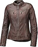 Held Motorradjacke mit Protektoren Motorrad Jacke Sabira Damen Lederjacke braun 36, Chopper/Cruiser, Ganzjährig