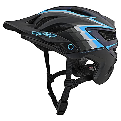 Troy Lee Designs Born from Paint Adult | Trail | XC | Mountain Bike A3 Sideways Helmet (Black, MD/LG)