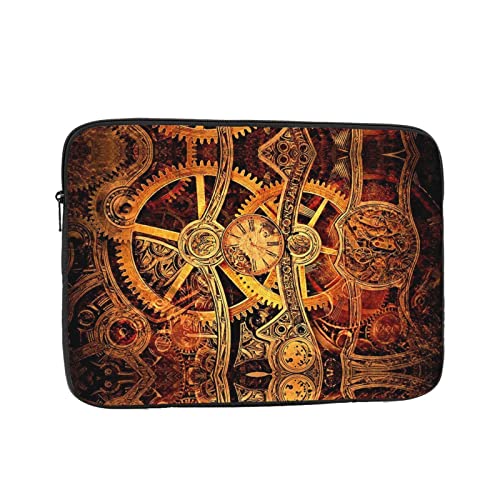 Coole Steampunk Gears Stoßfeste tragbare Laptop-Tasche: 30,5 cm (12 Zoll) Geschäftsreisen, Reisen, Schule, Büro, für den täglichen Gebrauch.