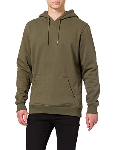 Build Your Brand Herren Heavy Hoody Jacke, per pack Grün (Olive 00176), X-Large (Herstellergröße: XL)