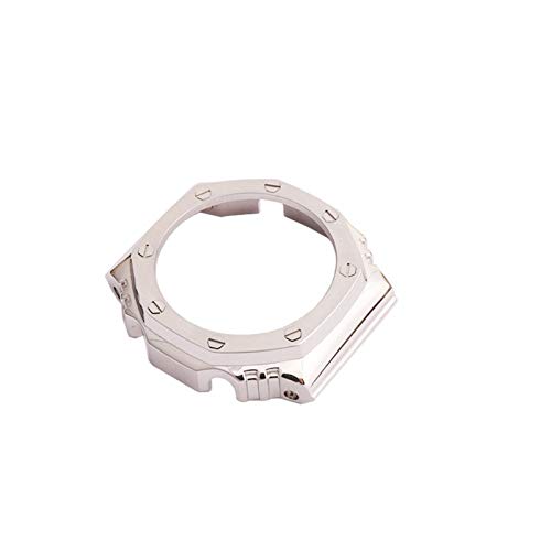 IOTUP Edelstahlarmband für GA2100 GA-2110 Outdoor-Sportuhrenarmband, GA2100, Achat