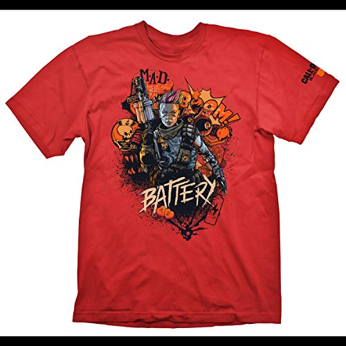 Call of Duty: Black Ops 4 T-Shirt "Battery Red" L