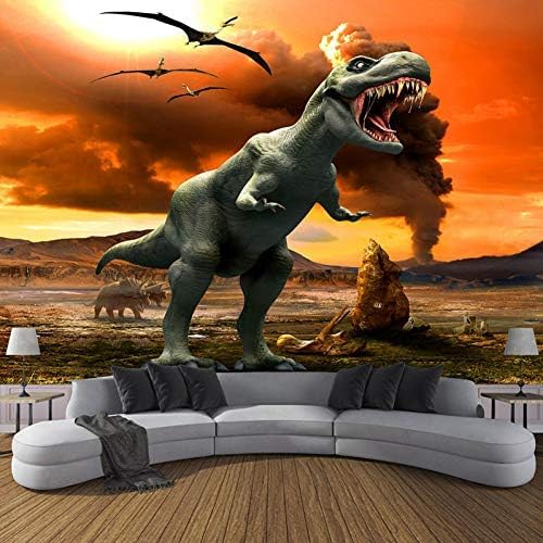 Dinosaurier Kinderzimmer 3D Tapeten Wanddekoration Fototapete Sofas Wohnzimmer Wandbild Schlafzimmer-350cm×256cm