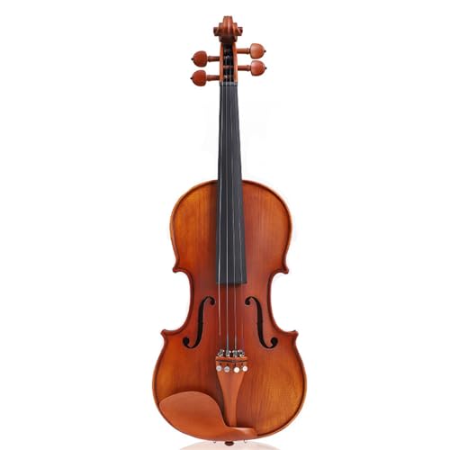 Geige Handgefertigtes Anfänger-Übungsset für Violine aus massivem Holz, Fichte und Ahorn (Color : 3/4)