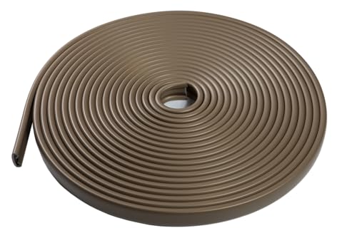 Hochwertiger PVC-Handlauf für Treppen und Geländer 40x8mm – Messing, 10m