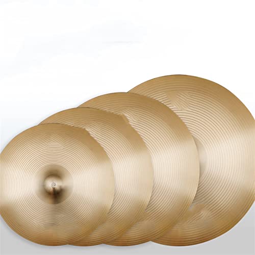 Splash Cymbal Trommel Set Legierung Becken Hi-Hat Schräghängen Gerade Hängende Ding Ding Cymbal 14/16/18/20 Zoll Set Cymbals (Color : 5 pieces)