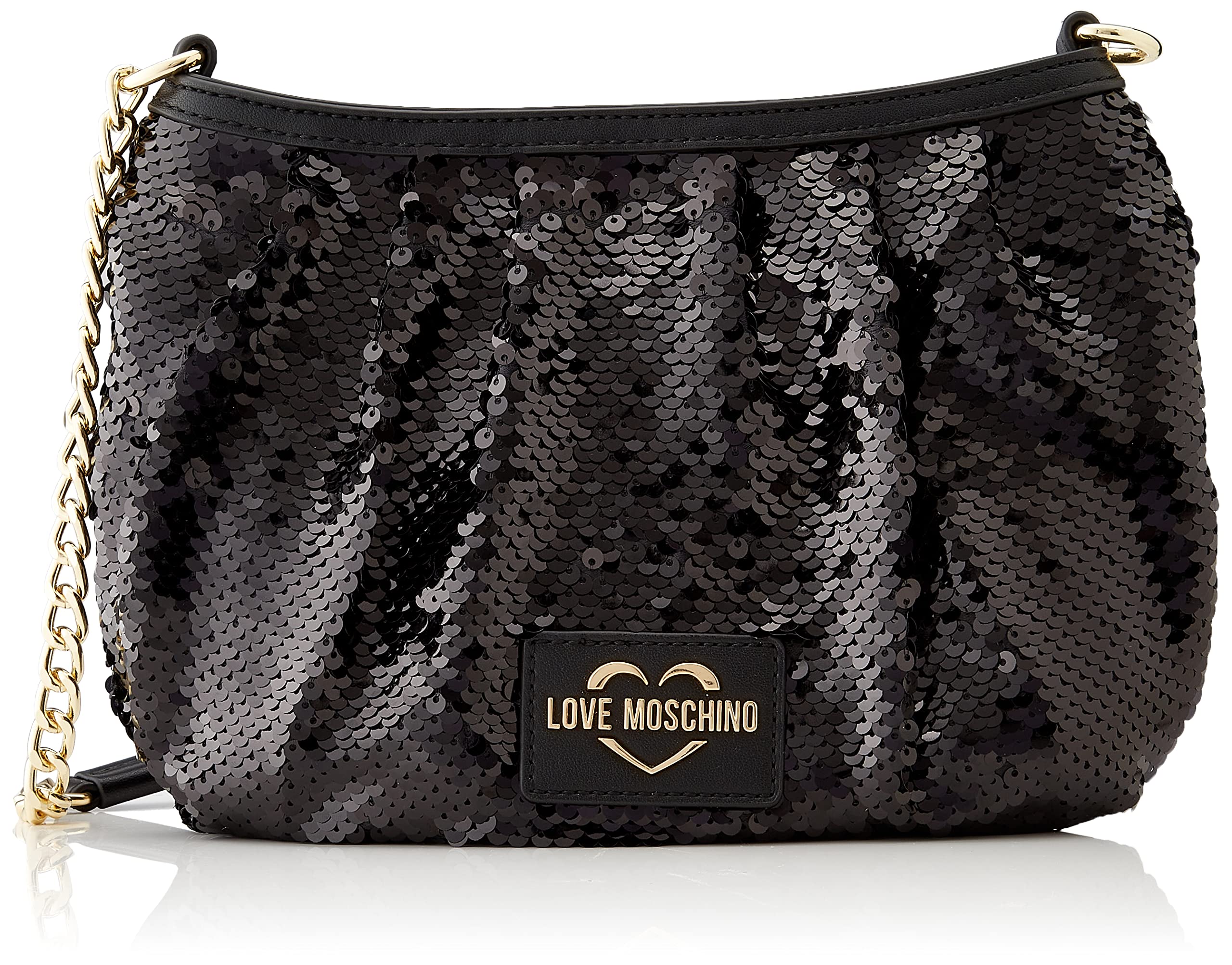 Love Moschino Damen Jc4068pp1glp100a Clutch, Schwarz