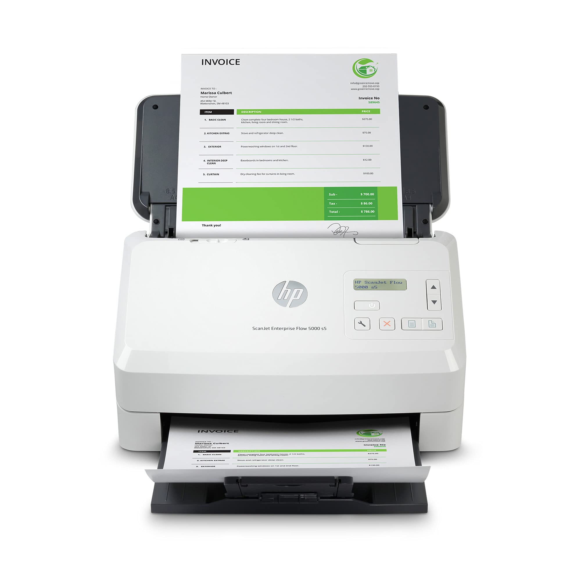 HP ScanJet Enterprise Flow 5000 s5 (Scanner, Einzelblattzufuhr, 80-Blatt ADF, USB)