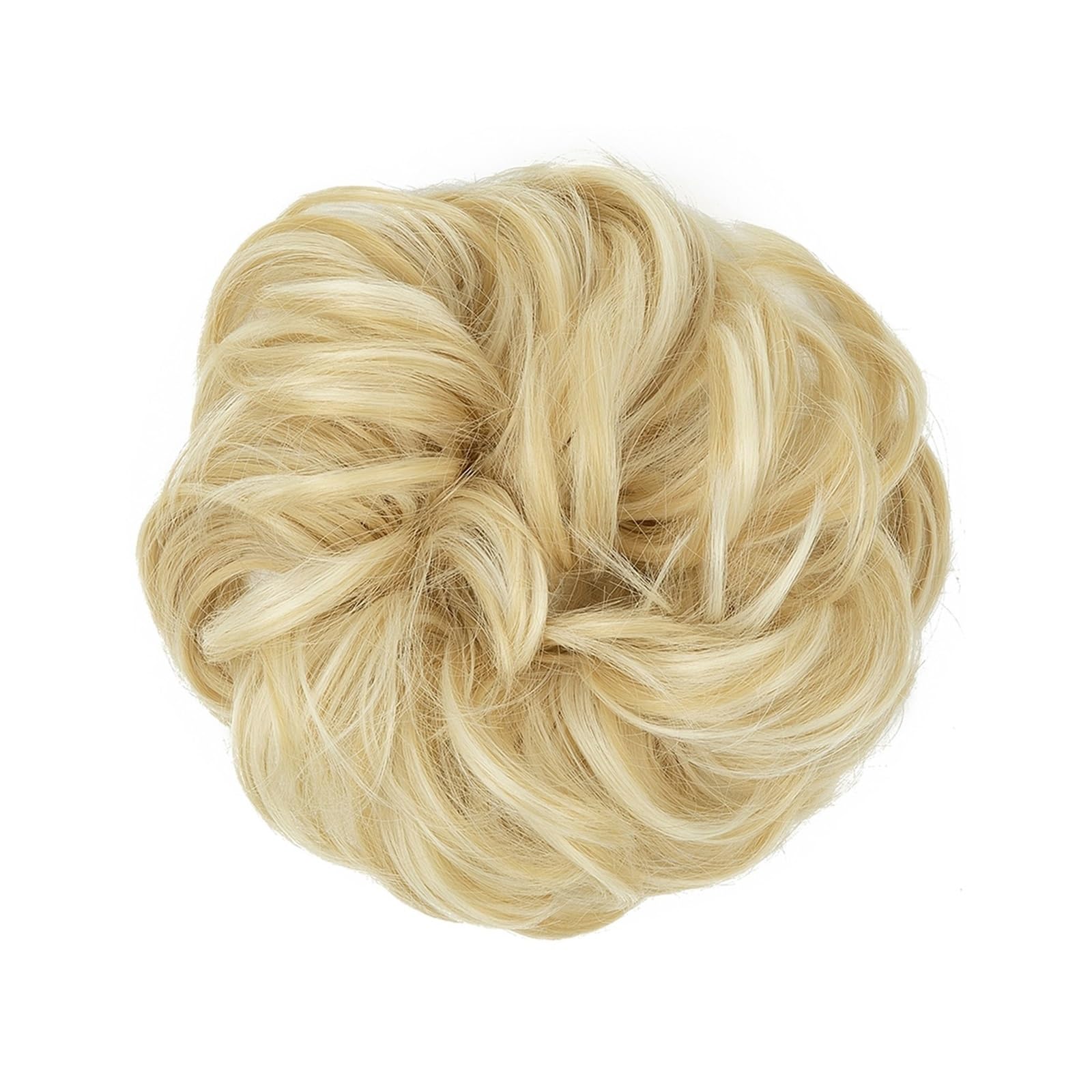 Haarteil Unordentlicher synthetischer Haarknoten for den täglichen Gebrauch, Chignon-Scrunchies, gefälschtes Haarband, Zopf, elastisches Haarteil, Schwanz for Frauen H9 Haarverlängerung(86H613)