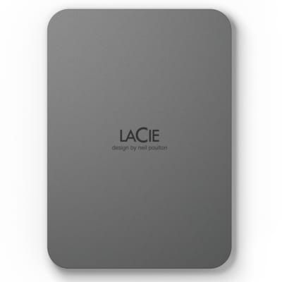 LaCie Mobile Drive Secure 5TB Externe Festplatte USB 3.2 Gen 1 Space Gray