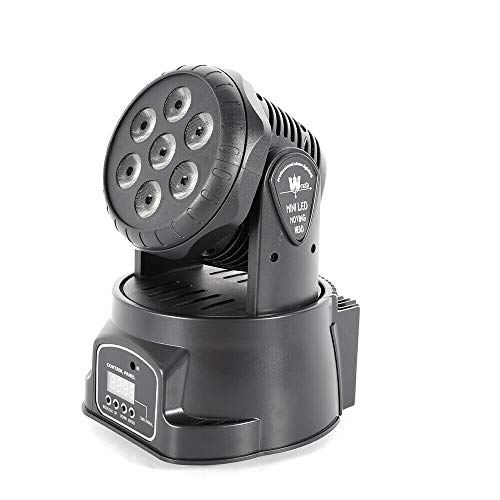 Discokugel, 105W 7 LED 4IN1 RGBW 9/14 Kanal DMX512 Bühnenlicht Moving Head Stage Lighting