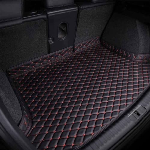 Auto Leder Kofferraummatte für Ford Explorer 2011 2012 2013-2018, rutschfest Kofferraumwanne Kofferraum Schutzmatte Kofferraumschutz Interieur ZubehöR,B