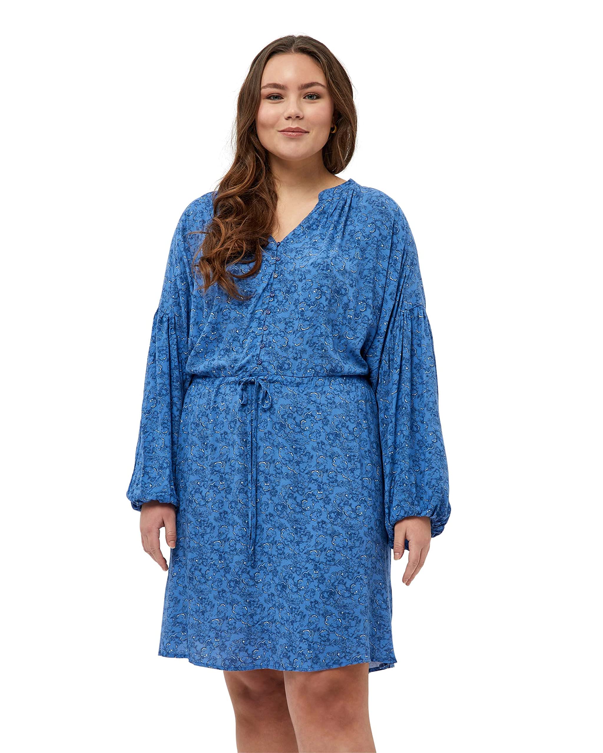 Peppercorn ,Women's ,Cady Dress, 2197P STAR SAPPHIRE BLUE PRINT ,XS