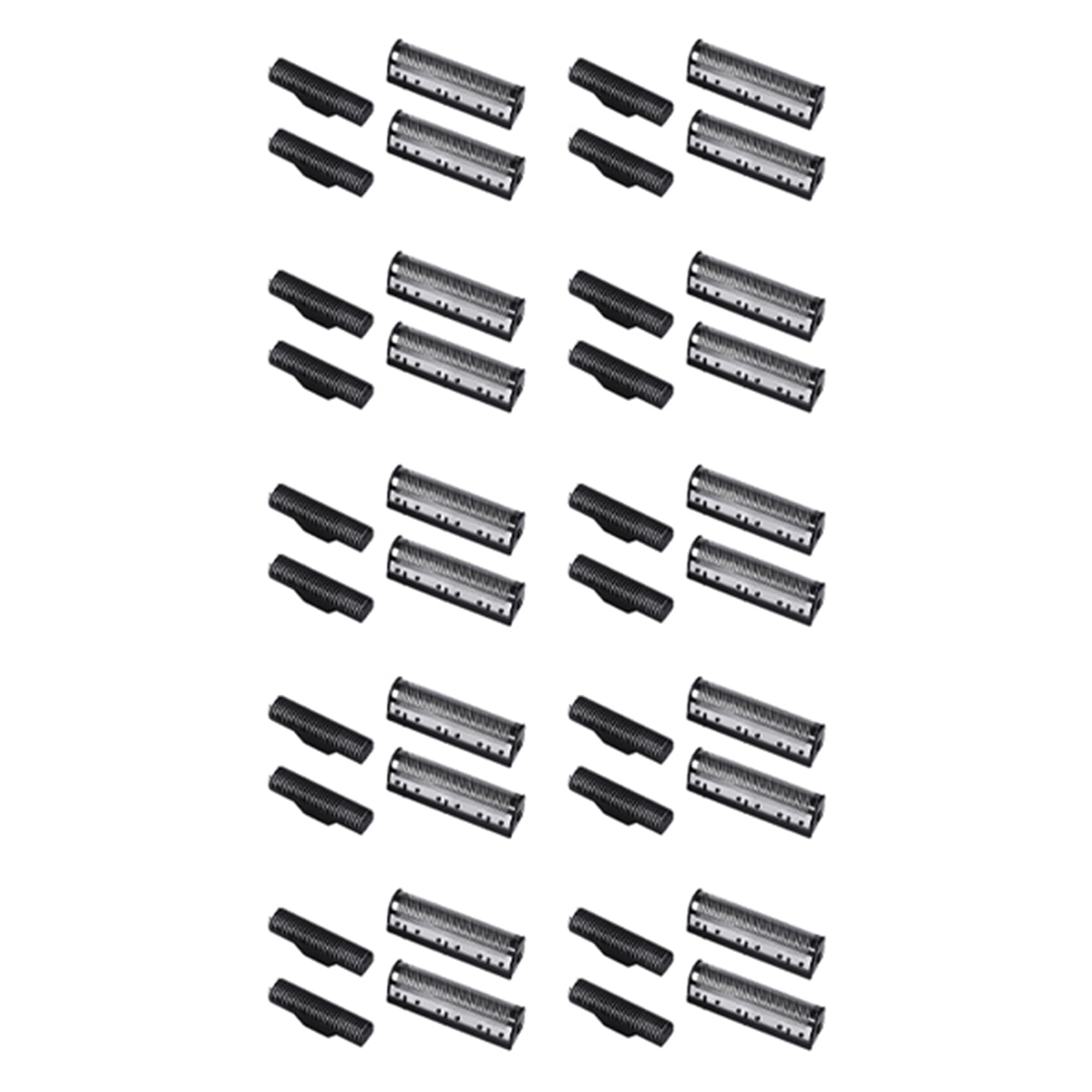 Toranysadecegumy 10 Set Scherklinge für Km-1102 Schermaschine Elektrorasierer Teile Netz Silber