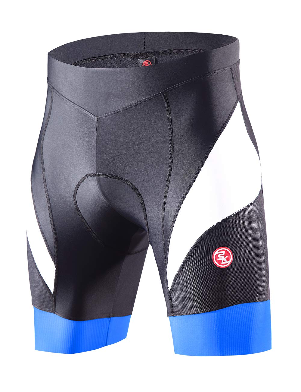 Souke Sports Herren 4D Gepolsterte Radlerhose Atmungsaktiv Schnelltrocknend Fahrradhose, XL