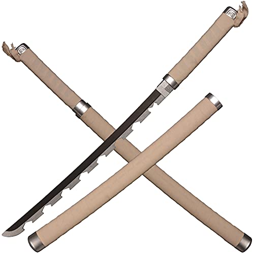 Sword Valley Japanisches Holz-Anime-Samurai-Schwert-Cosplay, Demon Slayer-Schwert 78 cm-Holzschwert (Hashibira Inosuke)