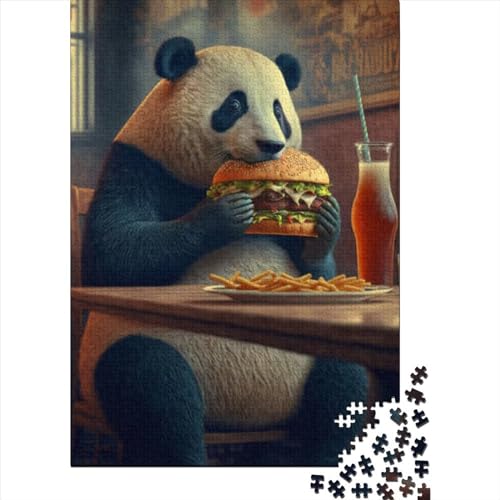 Hungry Panda Puzzles für Erwachsene und Teenager, 1000 Teile Puzzles für Erwachsene, Familienpuzzlespiel, Geburtstagsgeschenke (Größe 75 x 50 cm)