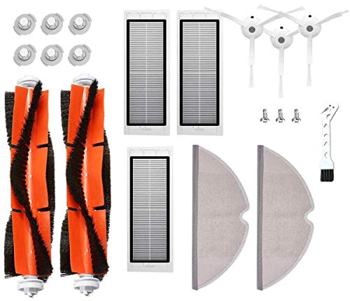 APLUSTECH Ersatz für Xiaomi Staubsauger Roborock S50 S51 S55 S5 S6 – Xiaomi MI Mijia Robot, KIT-17PCS