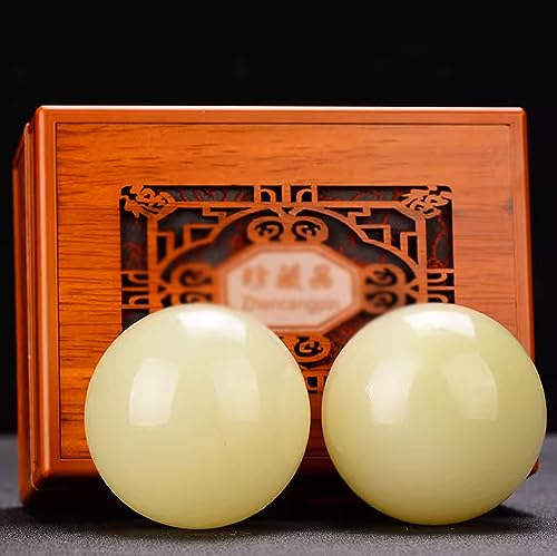UNbit Stressball, Ballstretcher, magnetischer Baoding-Ball, chinesisches Druckharz, entspannt manuellen Handball und Fitnessball, Massageball (Color : A, Size : 50mm)