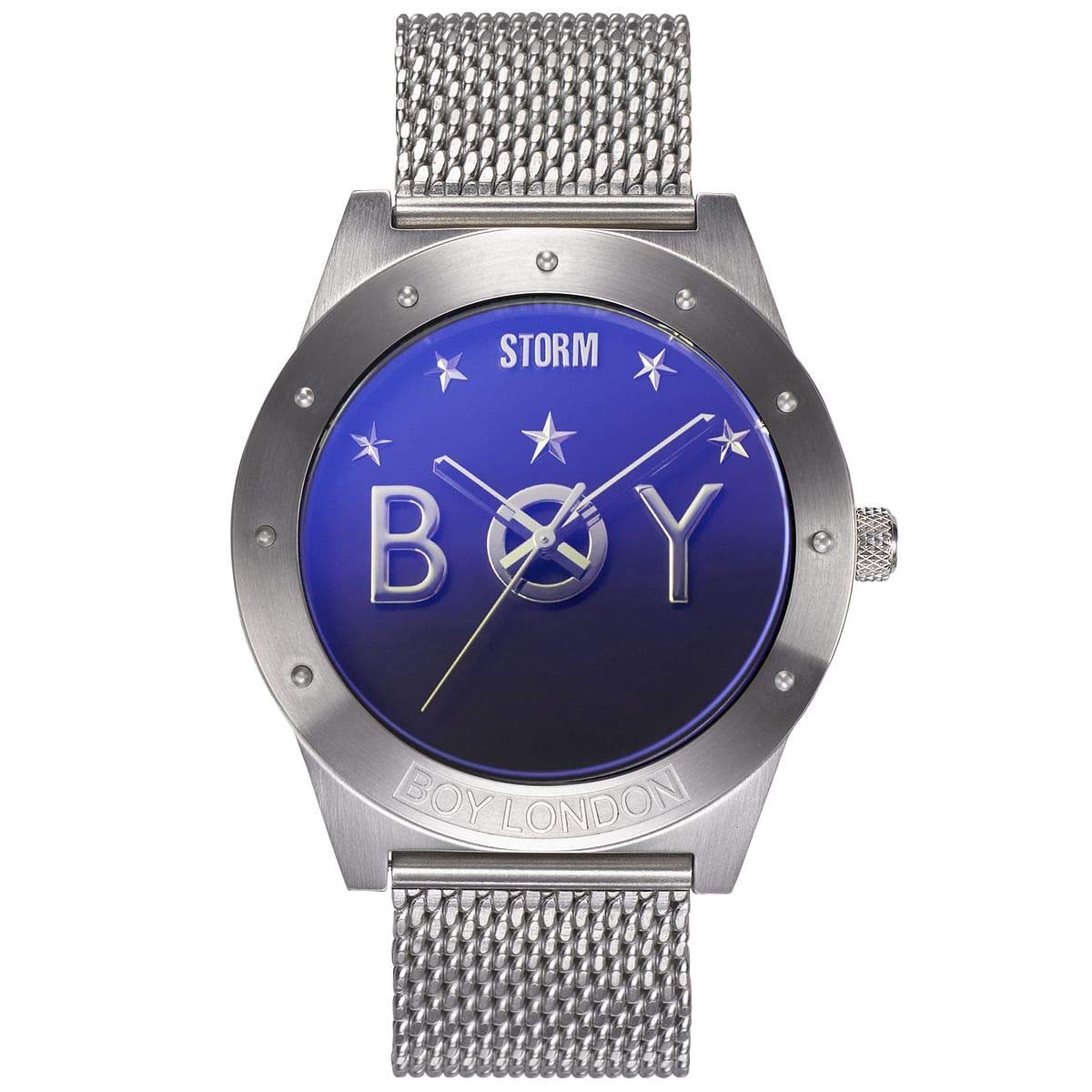 STORM Boy Star, London Armbanduhr, Limitierte Auflage 2000 Stück Weltweit, Herrenuhr, Edelstahlgehäuse, hochwertiges Mineralglas, 5 bar Wasserdicht (Lazer Blue)