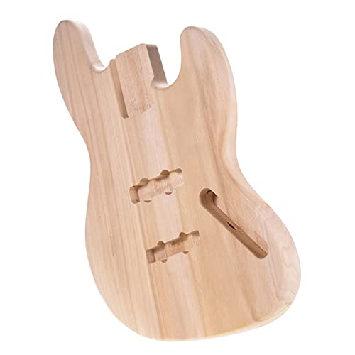 Gitarrenkörper Unfertiger Elektrischer Bassgitarler, Bass-Sycamore-Holz, Körper Für Gitarrenliebhaber Gitarrenkörper