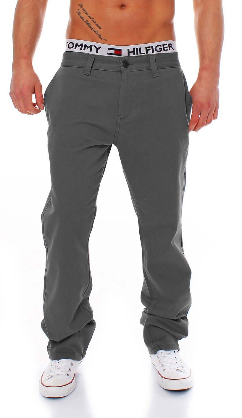 Big Seven Evan Chino Pant Regular Fit Herren Hose, Hosengröße:W38/L34, Farbe:Dark Grey