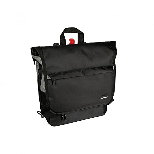 Haberland Fahrrad Rucksack/Gepäckträgertasche Sporty schwarz-grau Klickfix